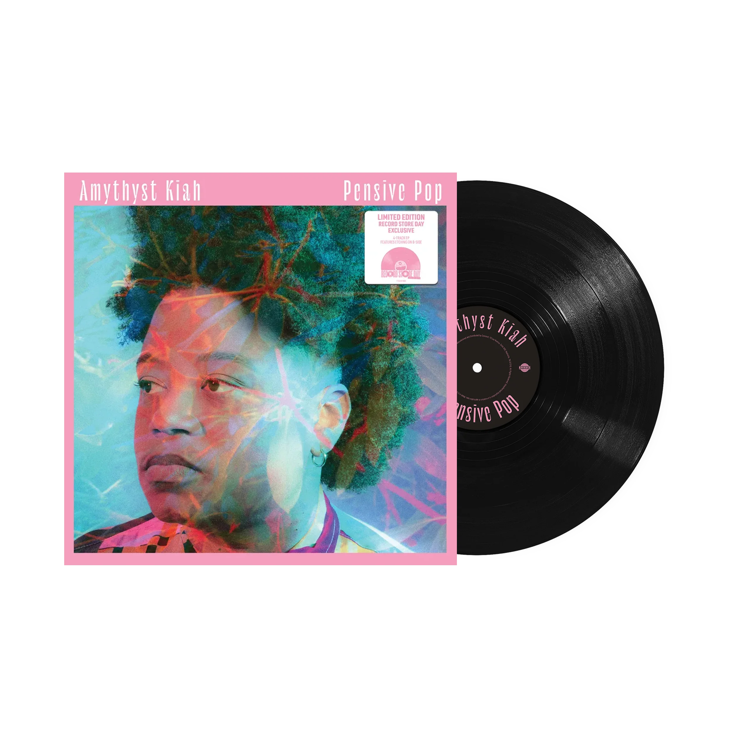 Pensive Pop - Black with Etched B-side Vinyl