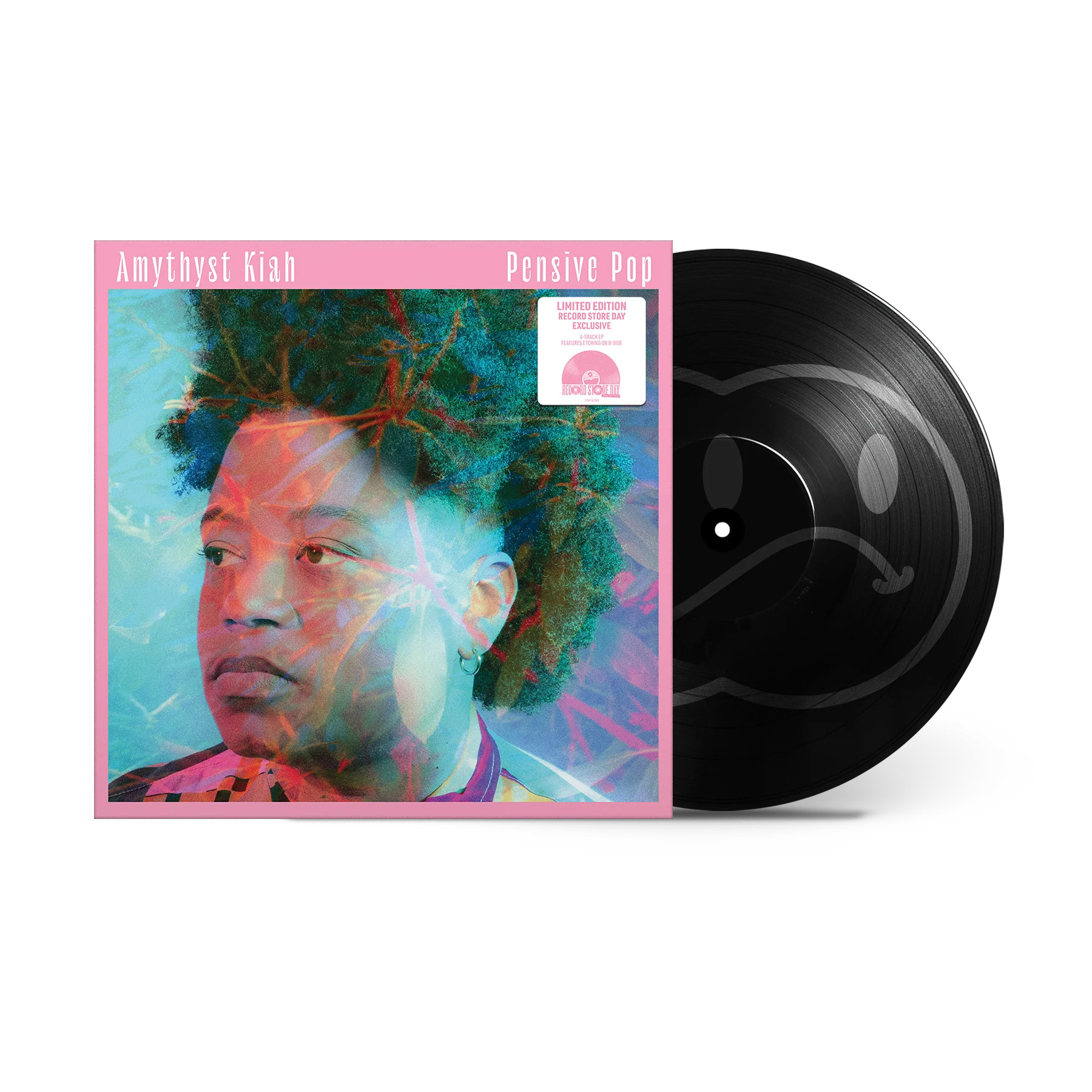 Pensive Pop - Black with Etched B-side Vinyl - Image 2