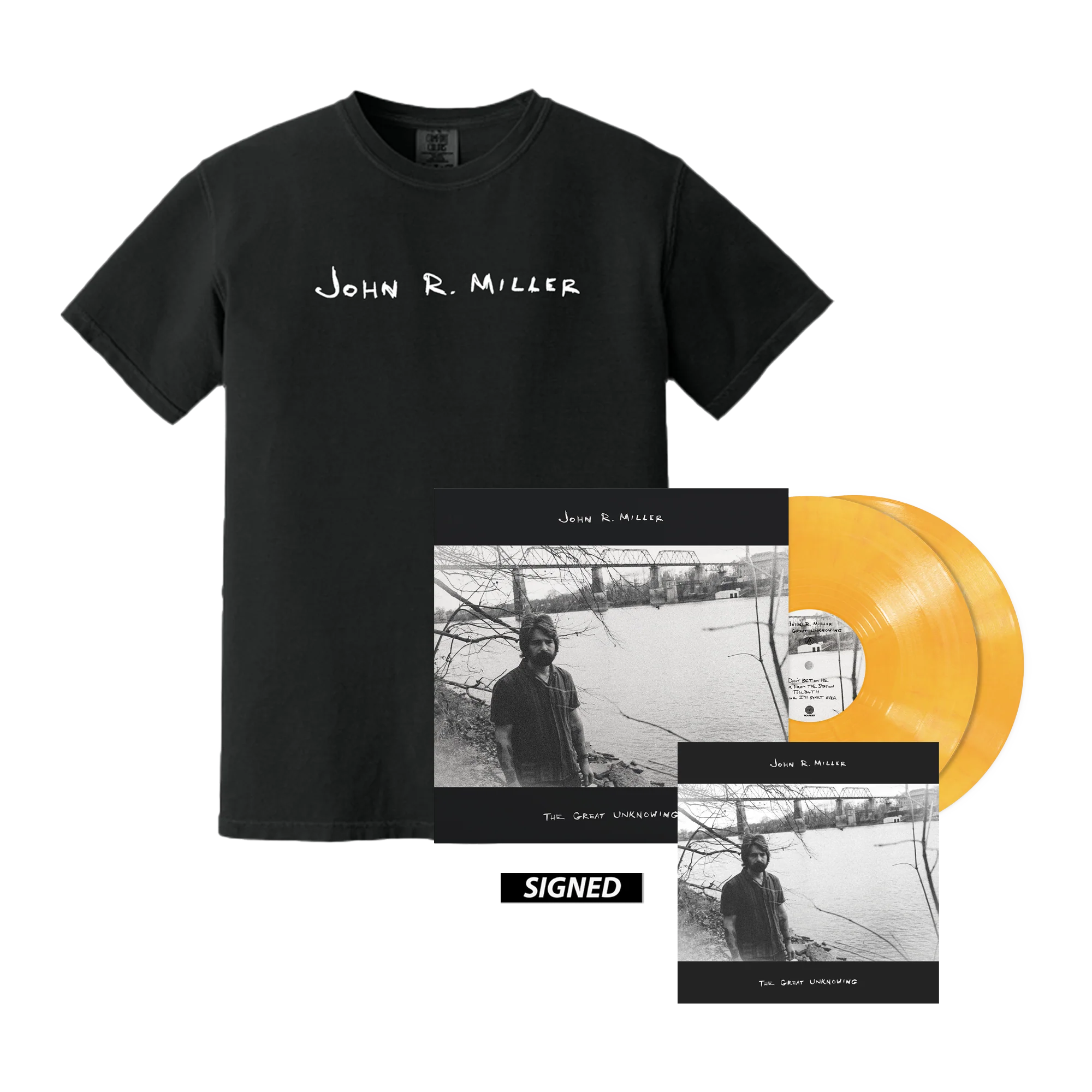 The Great Unknowing - Yellow Eco-Mix Vinyl 2LP + Signed 12x12 Print + Tee